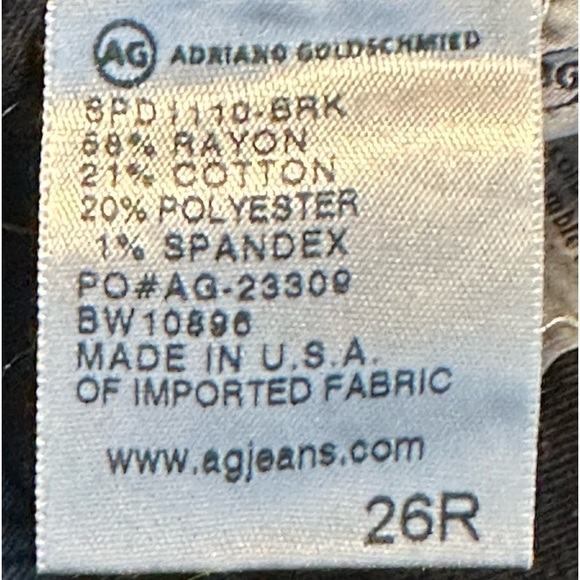 AG Adriano Goldschmied the stilt cigarette leg size 26 - Picture 6 of 8